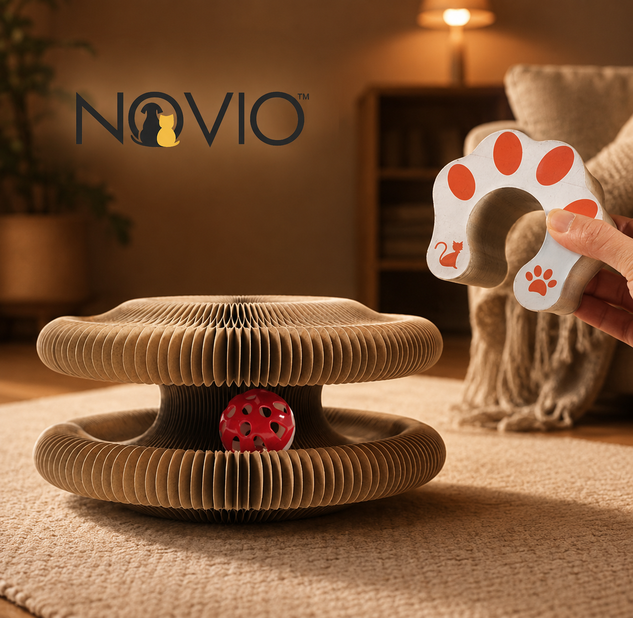 Novio™ – 3 az 1-ben Interaktív Macska Kalandpark