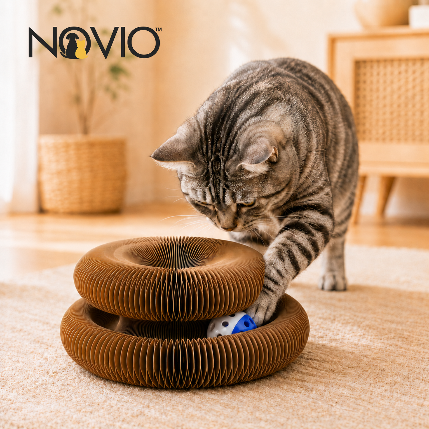 Novio™ – 3 az 1-ben Interaktív Macska Kalandpark
